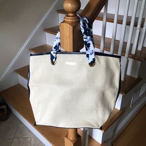 NWOT Oscar De La Renta Beach Tote